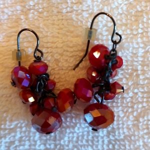One pair Swarovski crystal earwire earrings